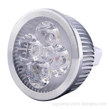 Mini Brighter 4W MR16 12V White LED Spot Light, Energy Saving